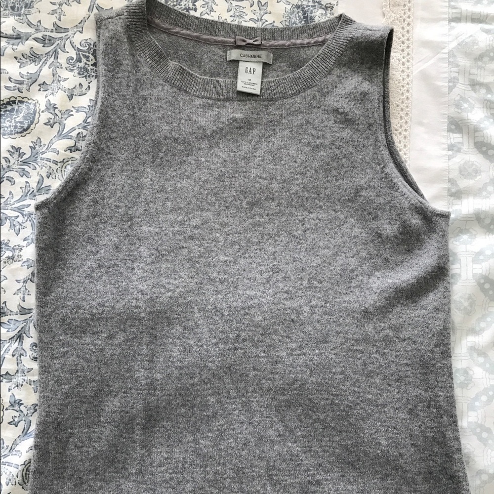 💯 cashmere sleeveless stop